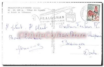 Pralognan La Vanoise — Fleur des Alpes — Editor : Collection Photographique Veritable — Reverso