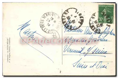 Chambery — A Rampe do Castelo — P. de Migeu, n°159 — Verso