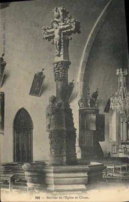 Bénitier da Igreja de Cluses — Annecey, fototipia Ritter — n° 3998