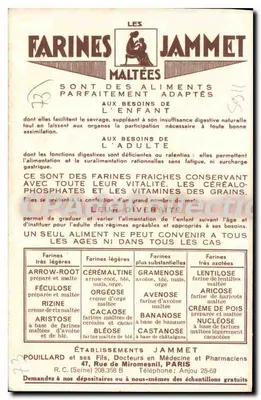 Savoie — Stare Provincje Francji — Wydane przez Farines Jammet — Rewers