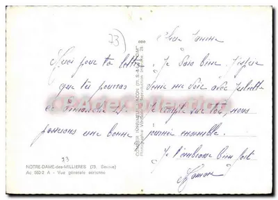 Notre-Dame-des-Millières — Ogólny widok z powietrza — Wydawca Vacon (71) — Rewers