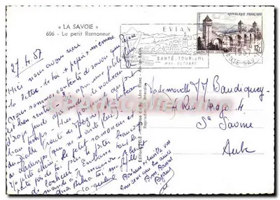 Savoia, Pequeño Ramoneur — Trae a todos 'La Felicidad' — Ediciones Léon Blanc, n°606 — Reverso