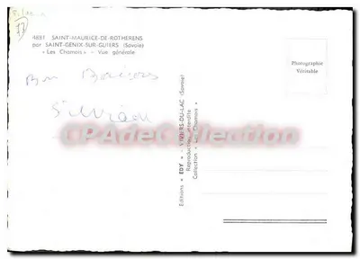Saint-Maurice-de-Rotherens — Widok ogólny — Editions EDY — Rewers