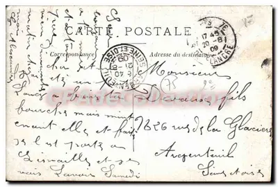 巴黎 — 瓦尔德维尔剧院和意大利人大道 — Staerck, St. Paris — 背面