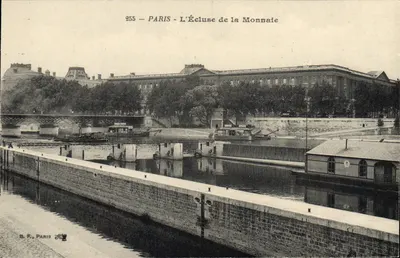 Paryż — Przepustka Monnaie — B.P. Paryż, nr 255