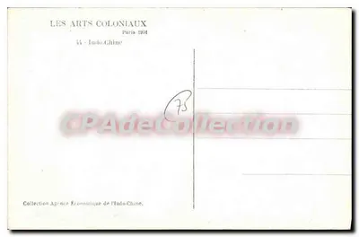 Świątynia Indochiny — Wydawca: Les Arts Coloniaux, Paryż 1934 — Rewers