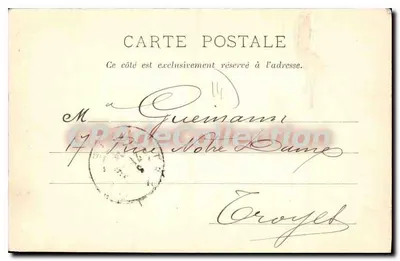 Caen — Apsis of the Abbey of Saint-Étienne — Anonymous publisher, series number not visible — Back