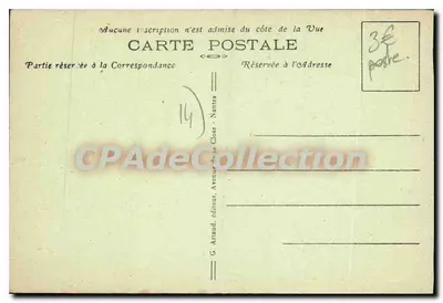 Cabourg — De Post — G. Artaud, uitgever — Achterkant