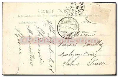 Coiffes d'hier - Lisieux - A Normandia - A Bilhete postal antigo Paris — Verso