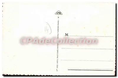 Langrune - As cabines na praia — Bilhete postal antigo n°108 — Verso