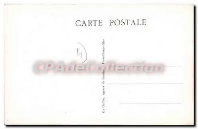 VIERVILLE sur-MER — Het Kasteel van VIERVILLE — uitgever Le Gallois, n°78 — Achterkant
