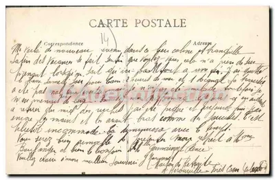 Hérouville — Katedra — fotografie Royer, Caen — Rewers