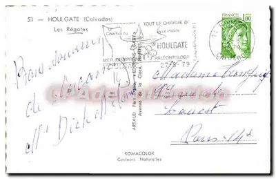 Las Regatas — Houlgate (Calvados) — Gaby — Reverso
