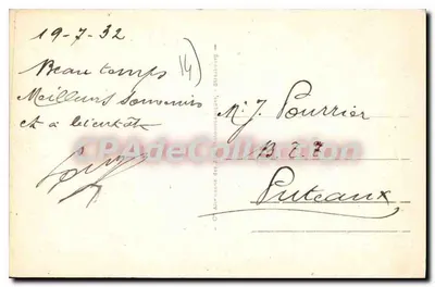 Villers-sur-Mer - Hotel dos Herbages e a Dique — CPAdeCollection — Verso