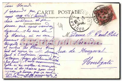 Caen — Muzeum Antyku. Façada z XV wieku — kolekcja A14 — Rewers