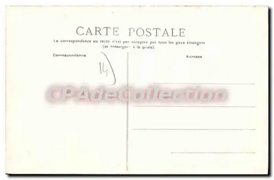 CAEN — Widok z Fortyfikacji Zamek — n° 58 — Rewers