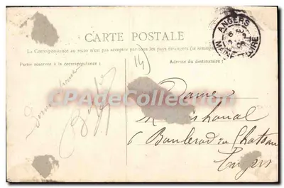 Caen — Katedra Świętego Etienne — L. D. — Rewers
