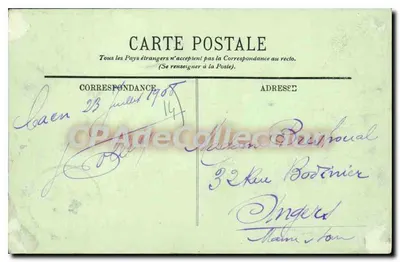 Caen — Wieża Leroy i zegar kościoła Świętego Piotra — LL, n°57 — Rewers