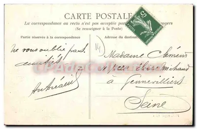 Caen — Caserne Lefebvre — 2º batalhão — Foto Royer, Caen — Verso