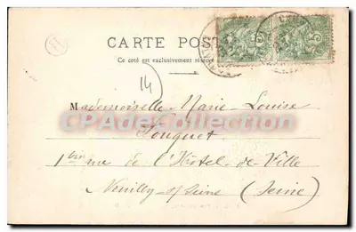 Caen — Ogólny widok, strona wschodnia — L. D. — Rewers