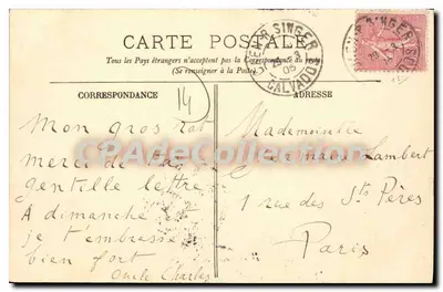 CAEN — Margens do Orne — LL. — n°161 — Verso