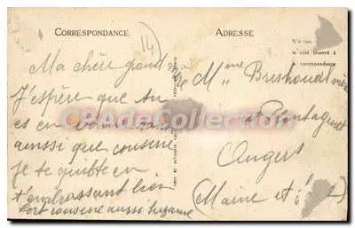 CAEN - Widok na Cours Sadi-Carnot — LL, n° 172 — Rewers