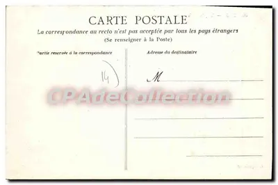 CAEN — Plac Fontette — Drukarnia PARE FRICHE — Rewers