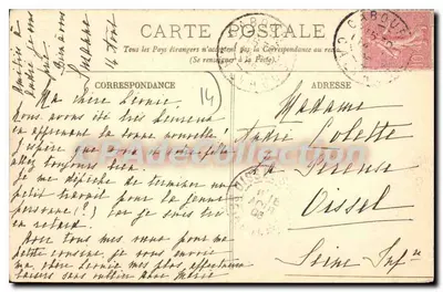 Dives — L'Hostellerie de Guillaume-le-Conquérant et la Rue de Listieux — LL. — Rewers
