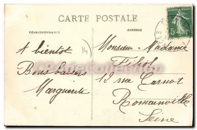 Argences (Calvados) — Panorama — Porel C.G. n°381 — Verso