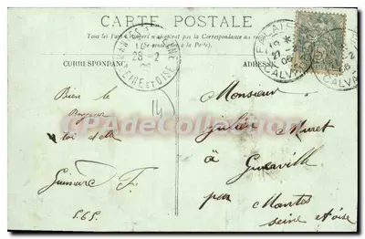 Falaise — Caserma Dumont-d'Urville — G. Jeannin fotografo-edt. Falaise — Verso