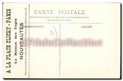 Cabourg — El Kiosco a la hora de la Música — Fotografía Auguin — Reverso