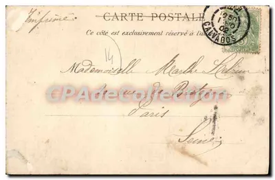 CAEN — Basen — E. Bredel, CAEN, Dép. Calvados — Rewers