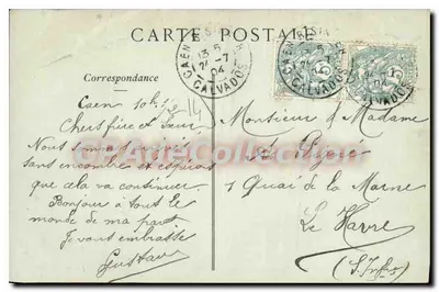 CAEN — L'Orne przed zaporem — Kolekcja ND Fot n°164 — Rewers