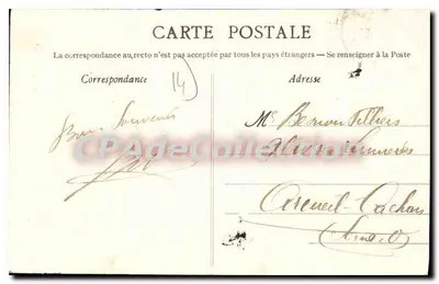 Caen - Wieża Guillaume-Leroy — Kolekcja AD, n°125 — Rewers