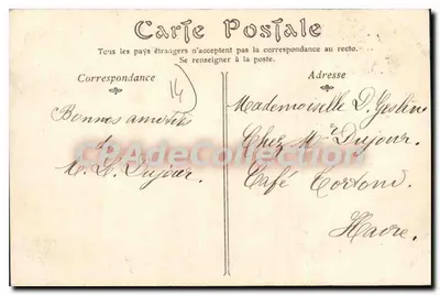 HONTLEUR — Boulevard Carnot und Côte de Grâce — ND Phot — Rückseite
