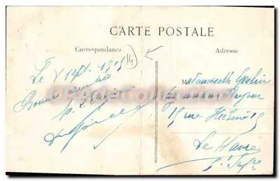 CAEN — L'Orne blisko Szkoły Pływania — M. C. N. E. Paris-Dendron — Rewers