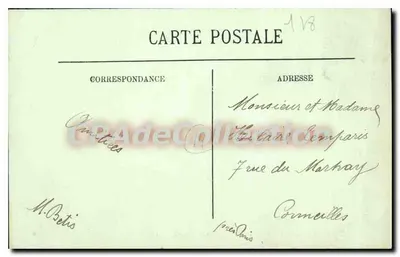 COURSEULLES — De kades bekeken vanaf de Punta Duperré — LL. — n°22 — Achterkant