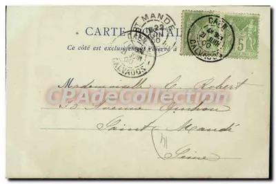 Caen — Katedra św. Jana — ND Phot — Rewers