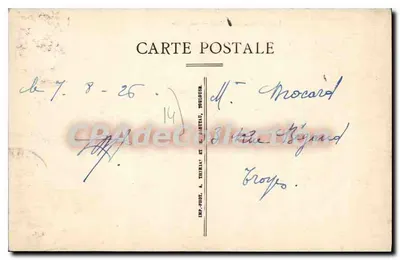Langrune-sur-Mer — A Figue — Editor A. Chirat & H. Boulouer — Verso