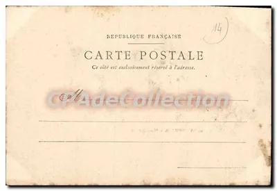 COURSEULLES — Plac w Caen — J. Bréchet, wydawca — Rewers