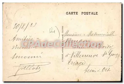 LUC-sur-MER (Calvados) — As Regatas — Ed. du Petit Paradis — Verso