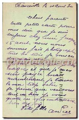 Franceville-Plage (Calvados) — Un angolo rurale — Edit. Dethan - Cl. Guillemin — Verso