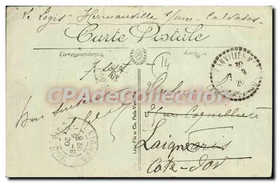 Lion-sur-Mer — De Strand naar Hermanville — L.L. n°37 — Achterkant