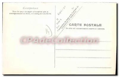 Trouville — Saída de uma barca de pesca — V.P. Paris No. 47 — Verso