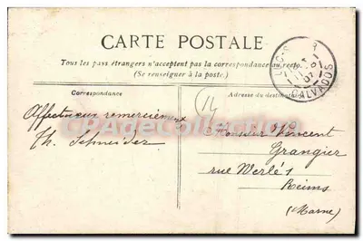 Luc-sur-Mer — As Falésias — Editor L.V.A.C. n°1863 — Verso
