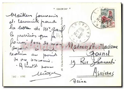 Vize — Vue panoramique — Cie des Arts Phonotoniques, n° 1562 — Verso
