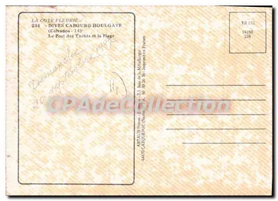 Divès-Cabourg-Houlgate — O Porto dos Yatchs e a Praia — ARTAID Périers — Verso
