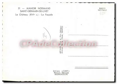 Normandzki manor — Saint-Germain-de-Livet — Wydawnictwo Gaby — Rewers