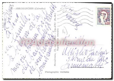 Arromanches — El Desembarco — Editor Monochrome — Reverso