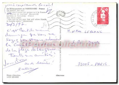Débarquement en Normandie — France — Photo Chevojon, n°14999 — Verso